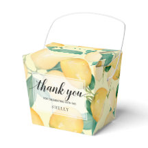 Aquarel Citroenen en Bladeren Bedankt