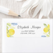 Aquarel Citroenen  Etiket (Insitu)