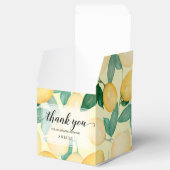 Aquarel Citroenen Groene Dank U Bedankdoosjes (Geopend)