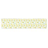 Aquarel citroenen korte tafelloper (Horizontaal)