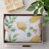 Aquarel Citroenen & Zomer Popsicles Tissuepapier (Geschenk)