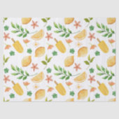 Aquarel Citroenen & Zomer Popsicles Tissuepapier (Voorkant)