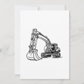 Aquarel Constructie Thema Aardse Verjaardag Kaart (Achterkant)