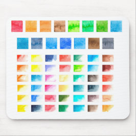 Aquarel creatief ontwerp. muismat