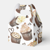 Aquarel cupcakes bedankdoosjes (Achterkant)