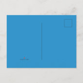 Aquarel Cute Home Sweet Home Kunst Aankondigingskaart (Achterkant)