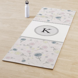 Aquarel Dahlia Yoga mat