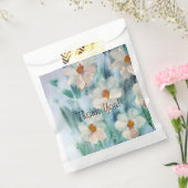 Aquarel Daisy Flowered Bedankzakje (Gezegeld)