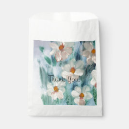 Aquarel Daisy Flowered Bedankzakje