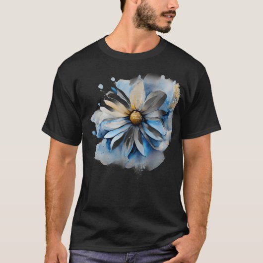 aquarel Daisy T-shirt (Voorkant)