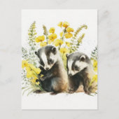 Aquarel Das Briefkaart (Voorkant)
