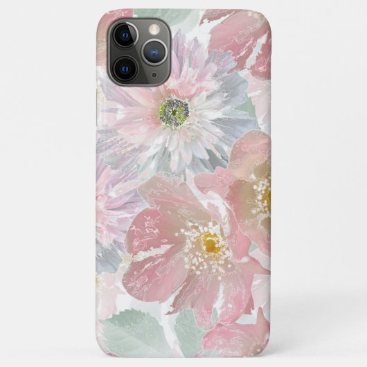 Aquarel delicate bloemen. Case-Mate iPhone case (Achterkant)