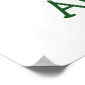 Aquarel Dieren in het Bos Poster (Hoek)