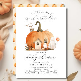 Aquarel Een Klein Boeje Komt Eraan Baby Shower Kaart