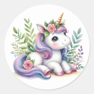 aquarel eenhoorn Stickers