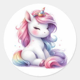  aquarel eenhoorn Stickers