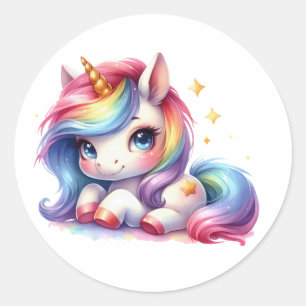 aquarel eenhoorn Stickers