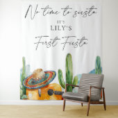 Aquarel Eerste Fiesta 1e Verjaardag Achtergrond Wandkleed (In situ)