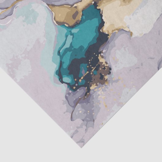 Aquarel Effect Wistful 1 Tissue Paper Tissuepapier (Detail)