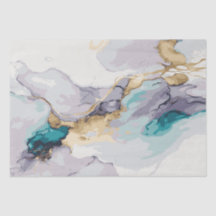 Aquarel Effect Wistful 1 Tissue Paper