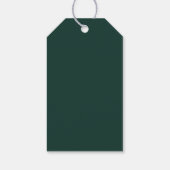Aquarel Eucalyptus Bruidsuitnodiging Bedankt Cadeaulabel (Achterkant)