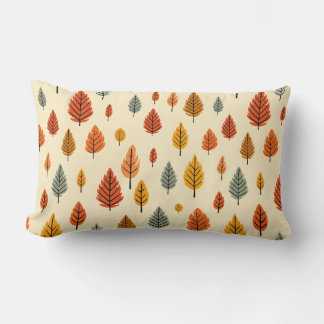 Aquarel Fall laat naadloos patroon achter Kussen