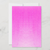 Aquarel Flamingo Uitnodiging voor Pensioenfeest (Achterkant)