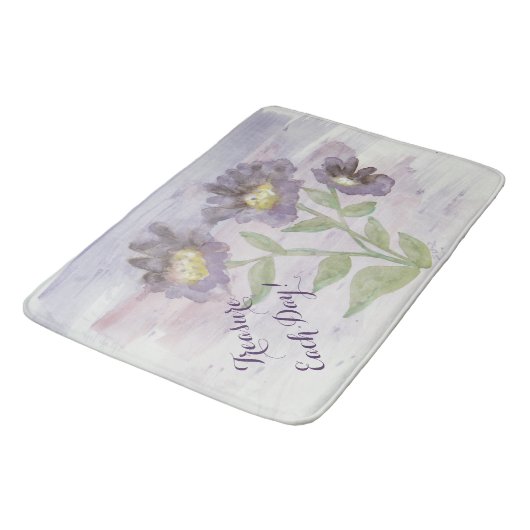 Aquarel Floral Design Badmat (Gekanteld)