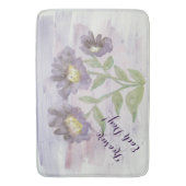 Aquarel Floral Design Badmat (Voorkant Verticaal)