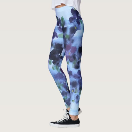 Aquarel Floral Design Leggings (Links)