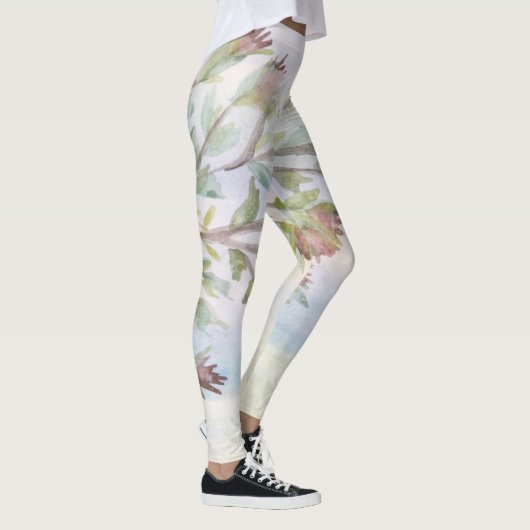 Aquarel Floral Design Leggings (Rechts)