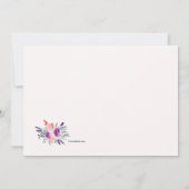 Aquarel Foto Aankondiging (Achterkant)