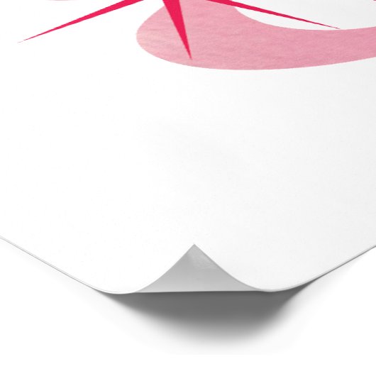 Aquarel G Poster (Hoek)