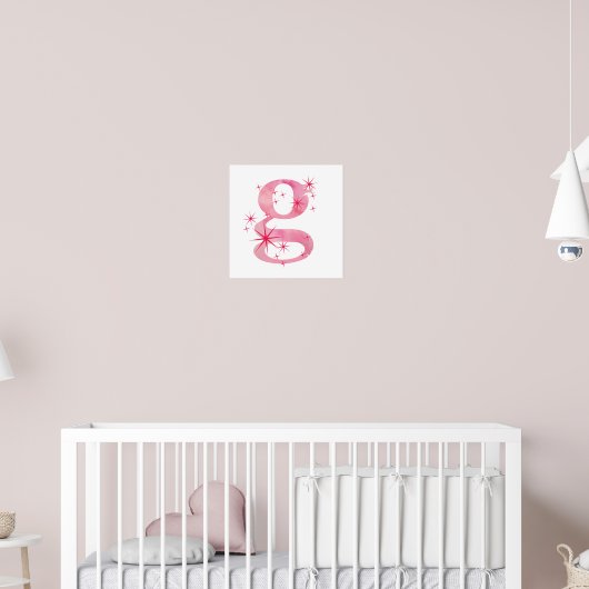 Aquarel G Poster (Kinderkamer 2)