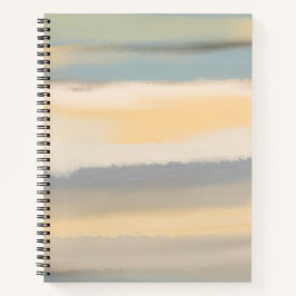 Aquarel gedempte landschap abstracte schilderkunst notitieboek