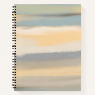 Aquarel gedempte landschap abstracte schilderkunst notitieboek