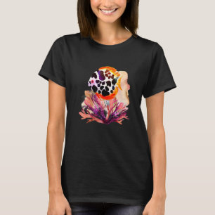 Aquarel Geschilderde Vissen Diepe Oceaanwezens en  T-shirt