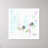 Aquarel gestrekt canvas afdruk (Voorkant)