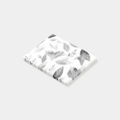 Aquarel gevallen bladeren 8 post-it® notes (Schuin)