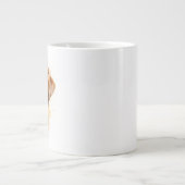 Aquarel Golden Labrador Retriever Hond Grote Koffiekop (Voorkant)