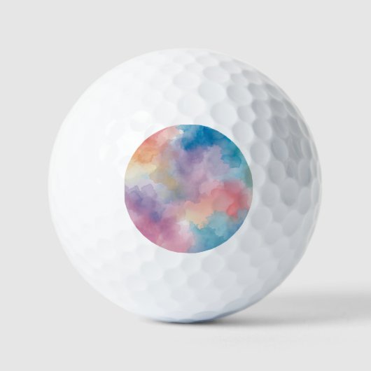 Aquarel golfballen (Voorkant)