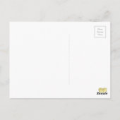 Aquarel Goud Dankjewel Kaart (Achterkant)