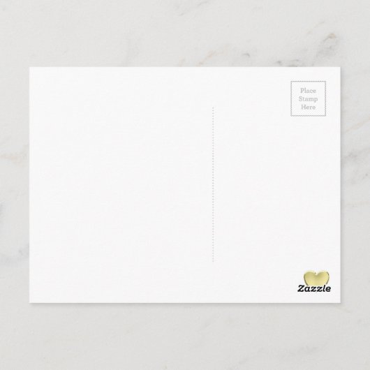 Aquarel Goud Dankjewel Kaart (Achterkant)