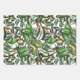 Aquarel groen inpakpapier vel