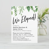 Aquarel Groen We zijn weggelopen! Ontvangst alleen Kaart (Staand voorkant)