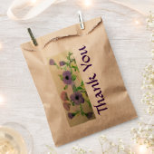 Aquarel gunst Dank u Bedankzakje (Geknipt)