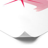 Aquarel H Poster (Hoek)