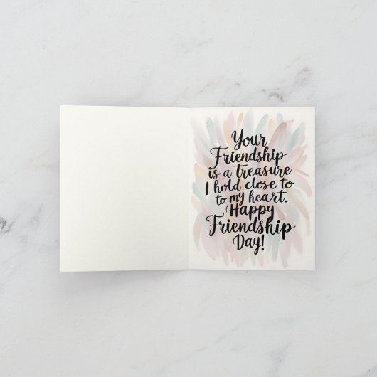 Aquarel Hand Art Wenskaart Kaart (Binnen)