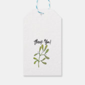 Aquarel hand tekening van een Haan Cadeaulabel (Achterkant)