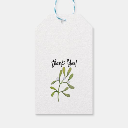 Aquarel hand tekening van een Haan Cadeaulabel (Achterkant)